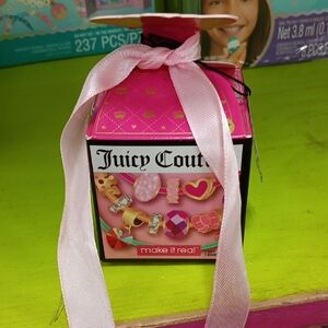 Juicy Couture Pink Jewelry Box with Ribbon